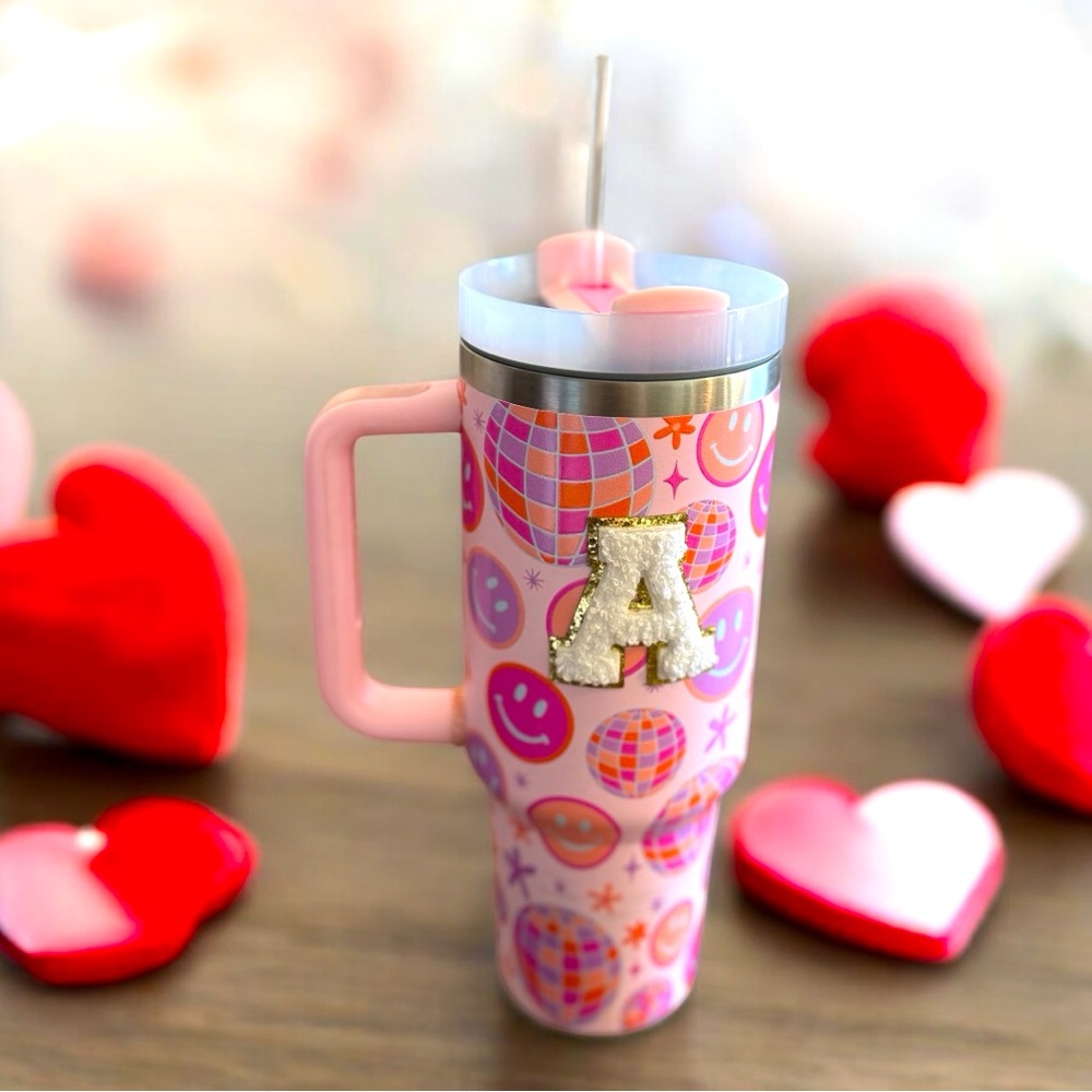 Sippin’ pretty disco tumbler, 40 oz drink tumbler